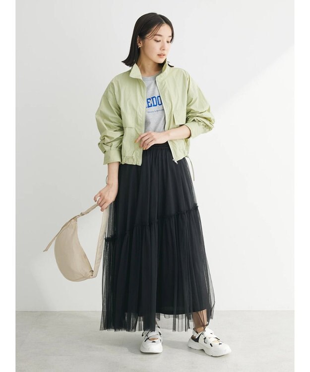 Green Parks ・ＥＬＥＮＣＡＲＥ　ＤＵＥ　スタンドナイロンブルゾン Light Green