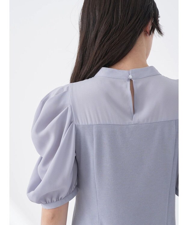 earth music&ecology リブドッキングワンピース Gray