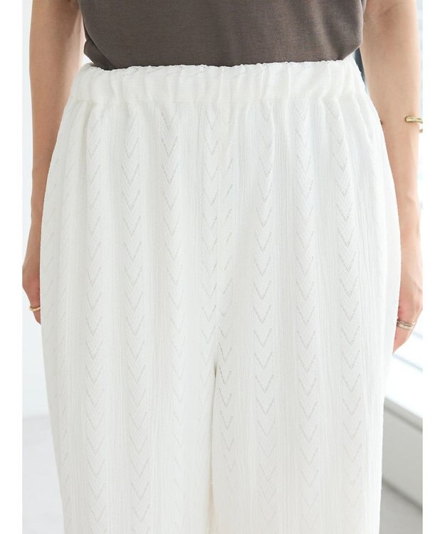 CRAFT STANDARD BOUTIQUE レースパンツ White