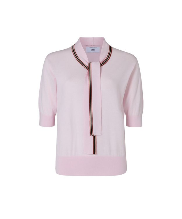 DAKS John Smedley for DAKS ハウスストライプトップ ピンク