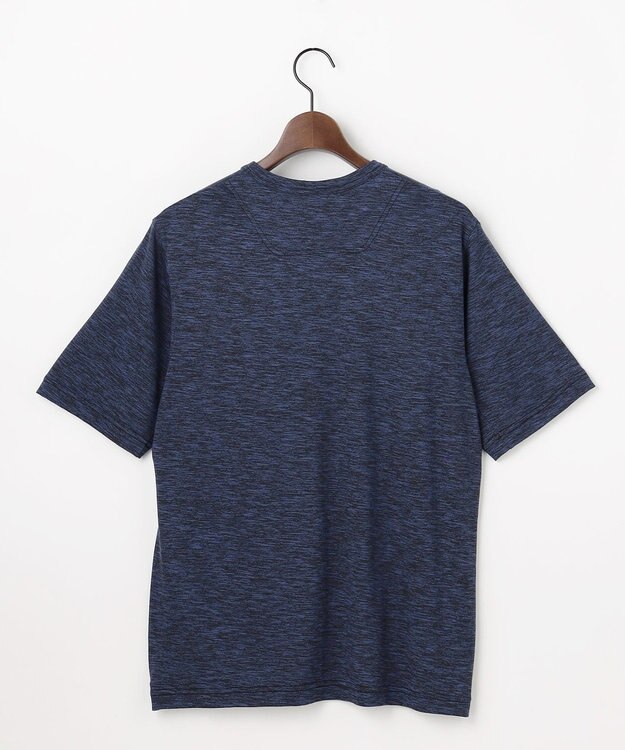 JOSEPH ABBOUD MOUNTAIN 【ゆったり】ランダムスラブリップ アウトドア Tシャツ ネイビー系