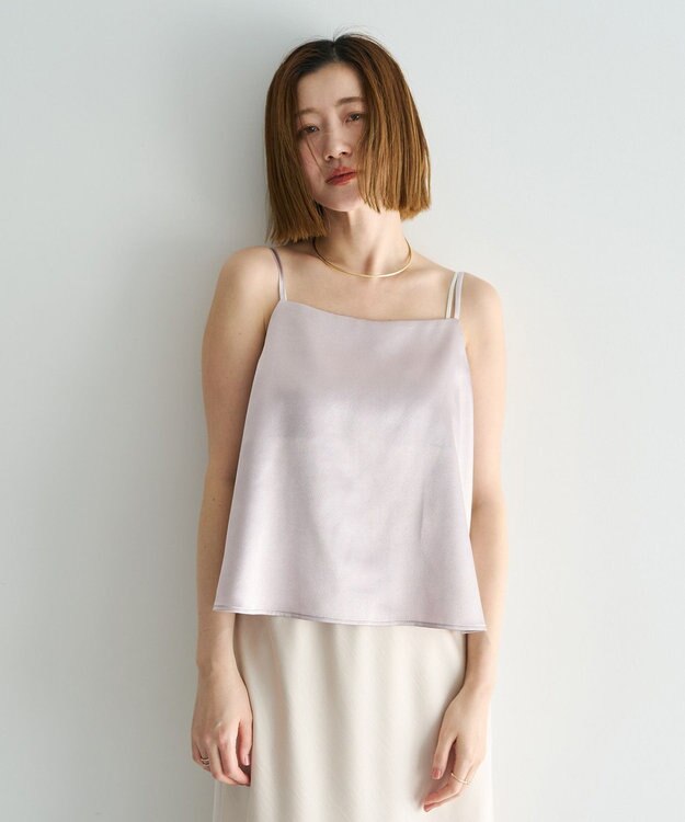 YECCA VECCA [2SET]キャミレイヤードレースシャツ Off White