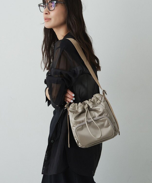 russet 《インフルエンサースタッフ企画》マルチショルダーバッグ(CE-1708) Gray