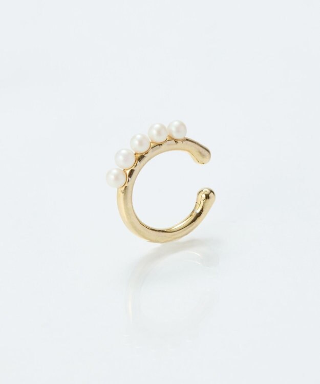 Phoebe 【金属アレルギー対応】パールフローイヤーカフ　ゴールド/ニッケルフリー ゴールド