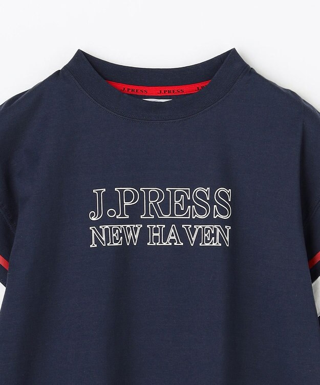 J.PRESS KIDS 【140-170cm】ビックシルエット ロゴＴシャツ ネイビー系