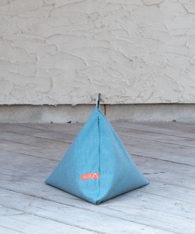 ビーズクッション tetra tetra NATURA（ナチュラ） ビーズクッション テトラ【ミニサイズ】 レイクブルー