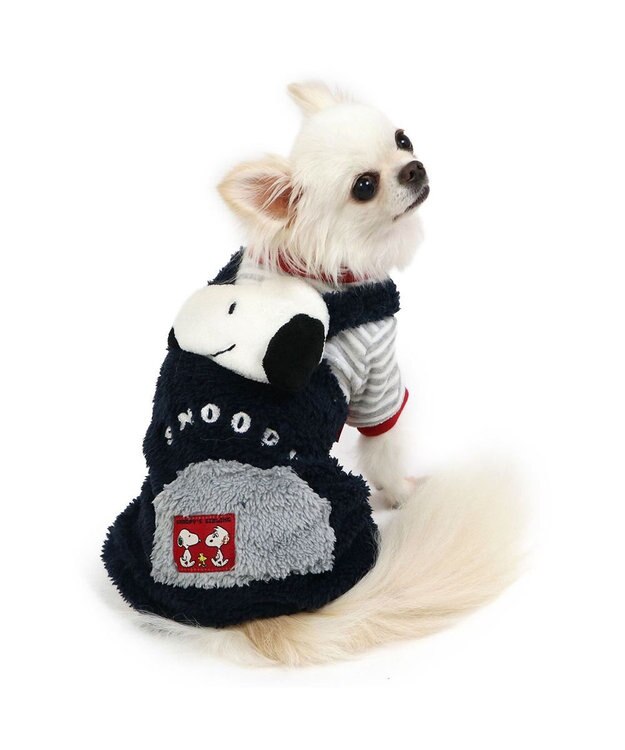 PET PARADISE スヌーピー ボアつなぎパンツ 《スヌーピー》 小型犬 スヌーピー