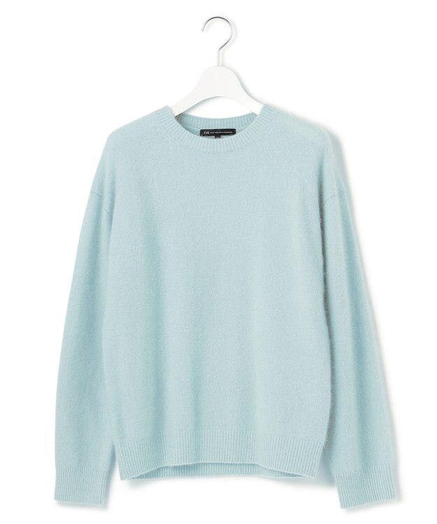 23区 ヘアリー ニット スカイブルー系