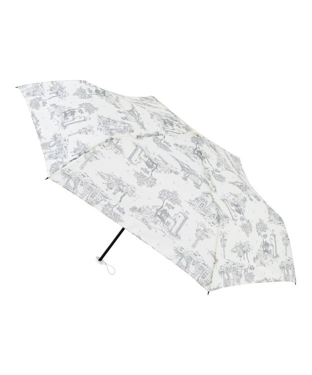 MOONBAT estaa 【耐風/晴雨兼用】折りたたみ傘 ヴィレッジドット UV ベージュ