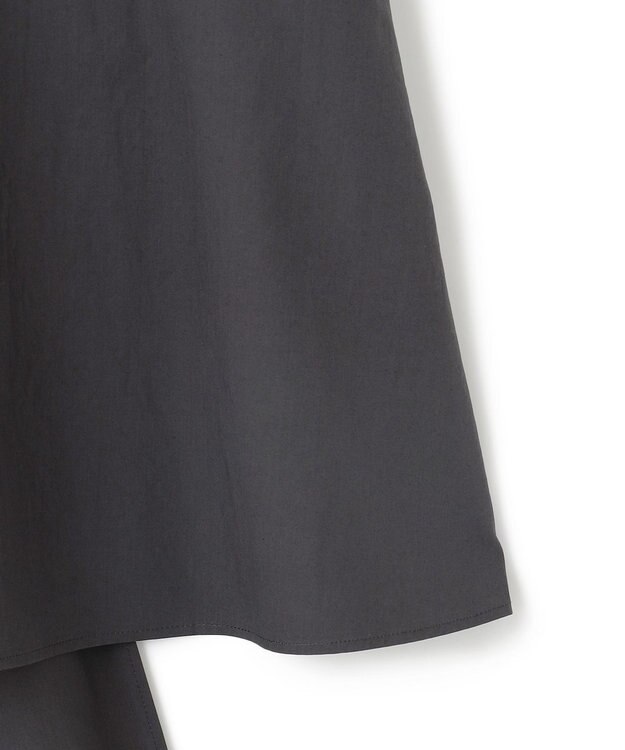 BEIGE， 【洗える・GISELe 6月号掲載】MALLOW / バックリボンコットンノースリーブブラウス Slate