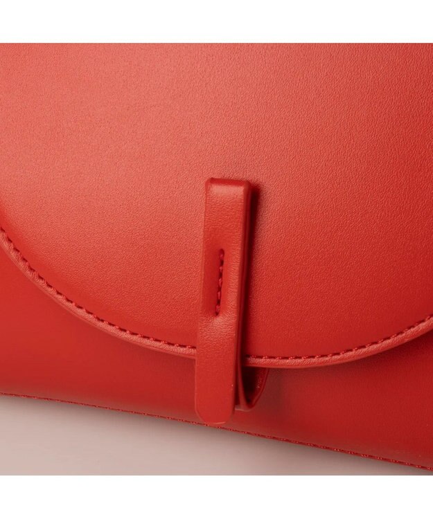 UNBILLION cachecache ワンハンドルフラップ付きミニショルダー レッド