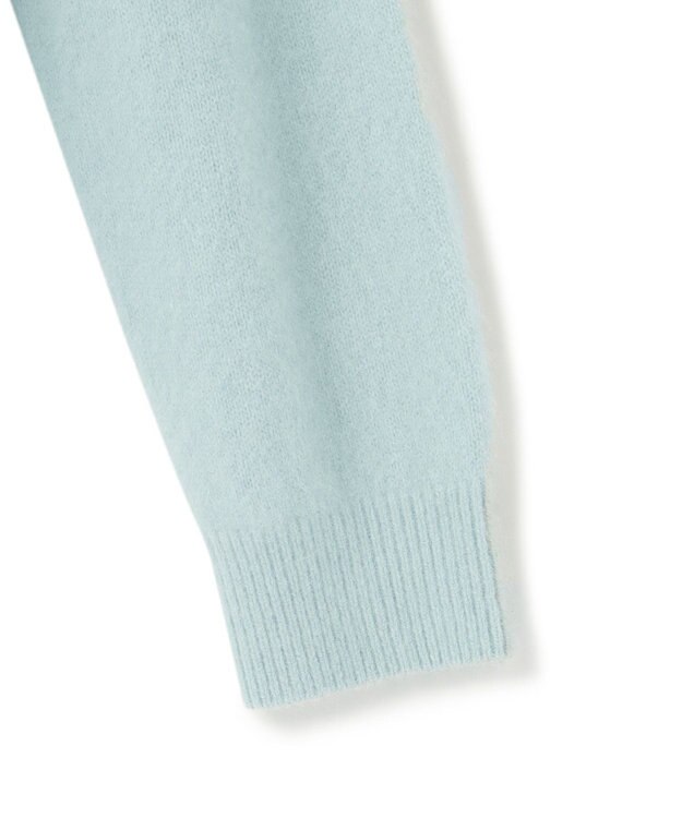 23区 ヘアリー ニット スカイブルー系