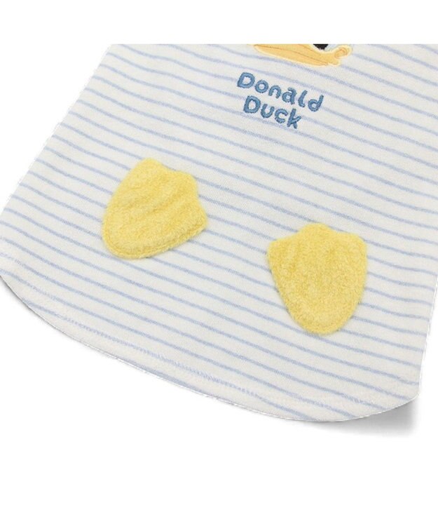 PET PARADISE ディズニー ドナルドダック サーモキープ お顔Tシャツ 小型犬 ホワイト×ブルー