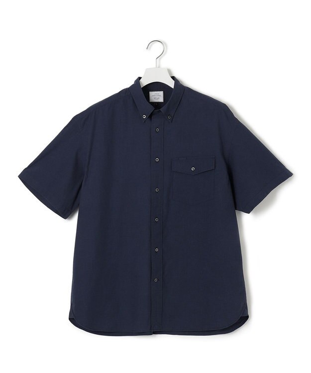 J.PRESS YORK STREET 【UNISEX】タイプライター ワッシャーシャツ/B.D ネイビー系