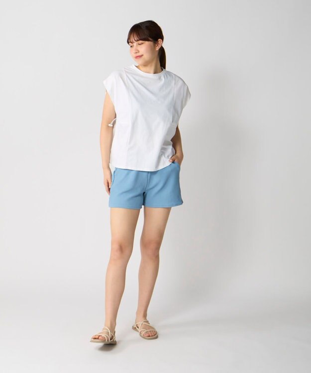 OP／FILA 【Ocean Pacific】ドロストTシャツ付き４点セット水着 ブルー