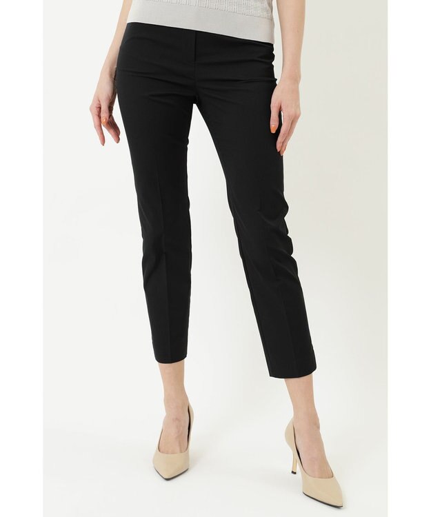 DAKS ペンシルシルエットストレッチパンツ ブラック