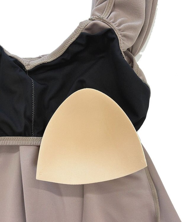 San-ai Resort（三愛水着楽園） ワンピ見えビキニ　9M・11L　【San-ai Resort（サンアイリゾート）】 グレー