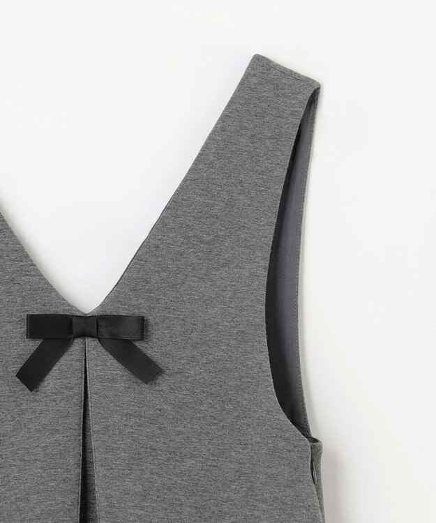 組曲 KIDS 【110-140㎝】【前後着用可】2WAY ジャンスカ チャコール