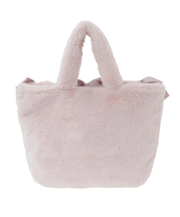Maison de FLEUR ピンクマニア2Wayファーリボンバッグ Light Pink
