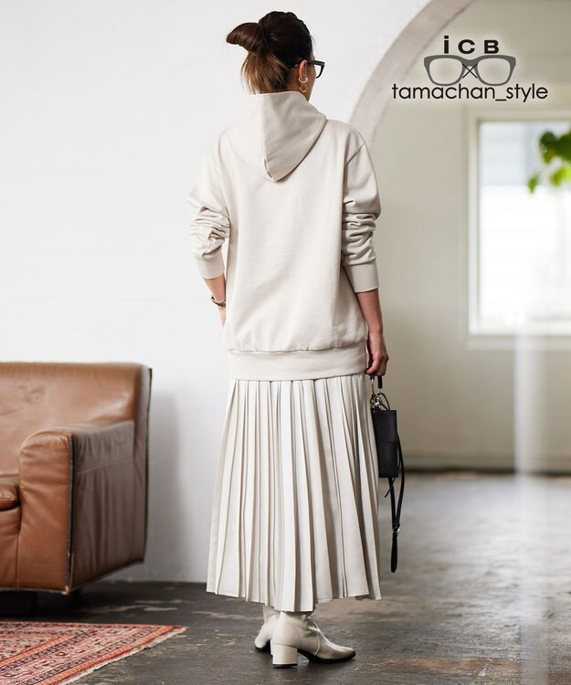 ICB 【ICB×tamachan_style コラボ 】パーカー トープ系