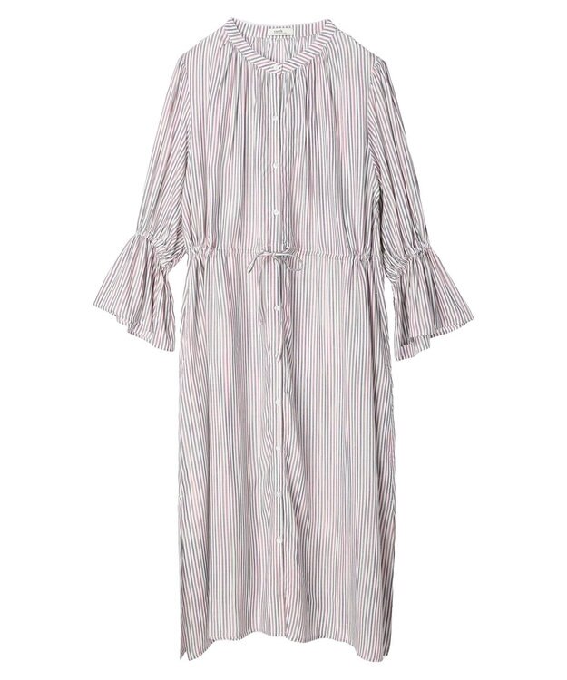 earth music&ecology マルチストライプワンピース Off White