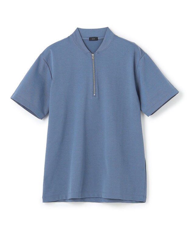 JOSEPH HOMME スビンギザカノコ　ハーフジップ ダルブルー系