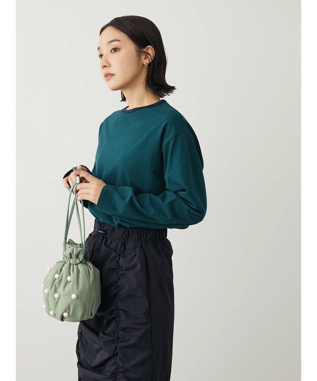 Green Parks ボーダープルオーバー Green