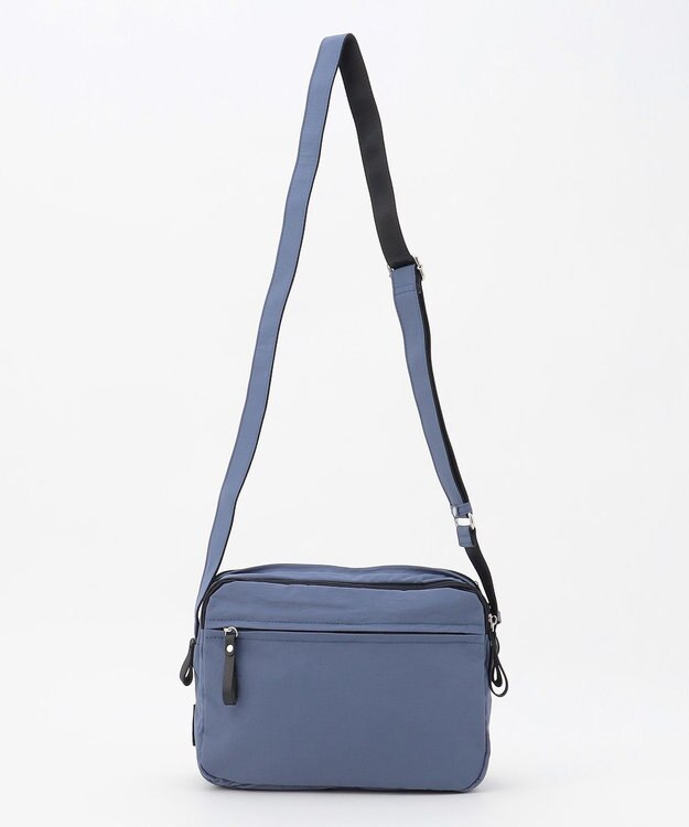 LA BAGAGERIE 【MONICA】フロントポケットショルダーバッグ ダークブルー