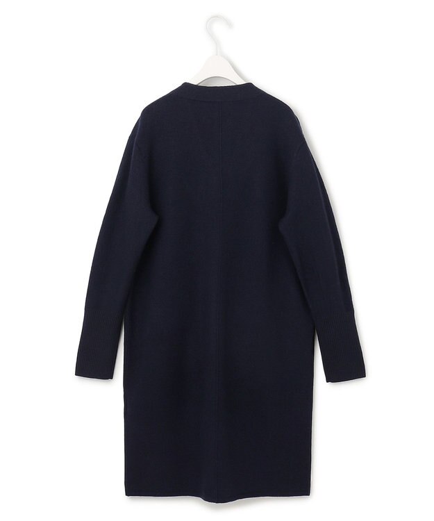 ICB ミルドウール ロングカーディガン ネイビー系