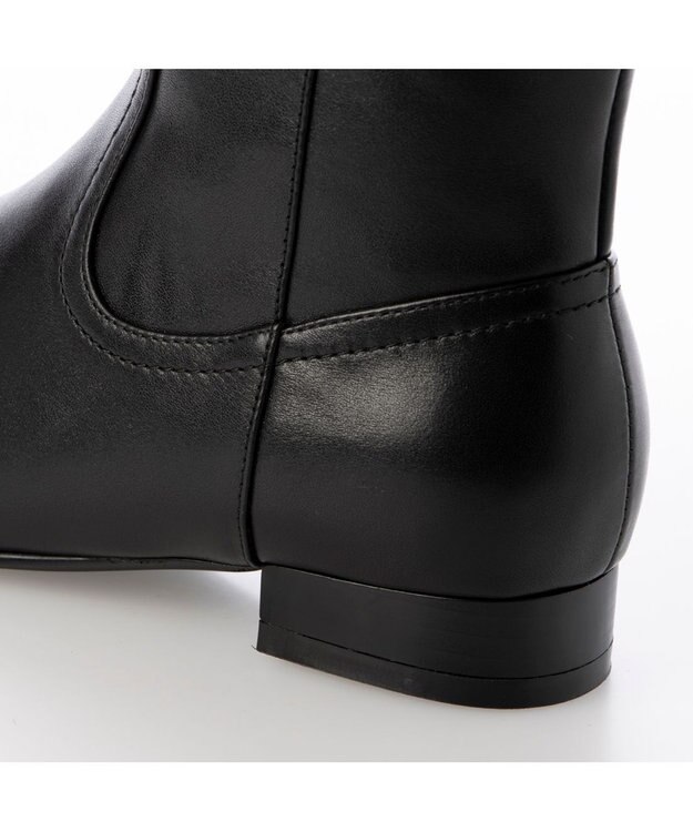 Riz raffinee <Riz raffinee>スクエアトゥプレーンロングブーツ ブラック