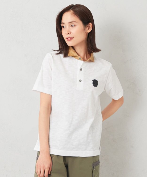 JOSEPH ABBOUD MOUNTAIN 【UNISEX】サスティナブル アウトドアポロ ホワイト系