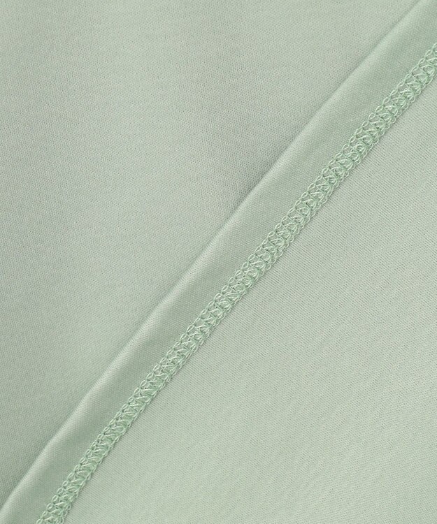 J.PRESS LADIES L 【2WAY】コットンスムース フレンチスリーブ カットソー ソフトグリーン系