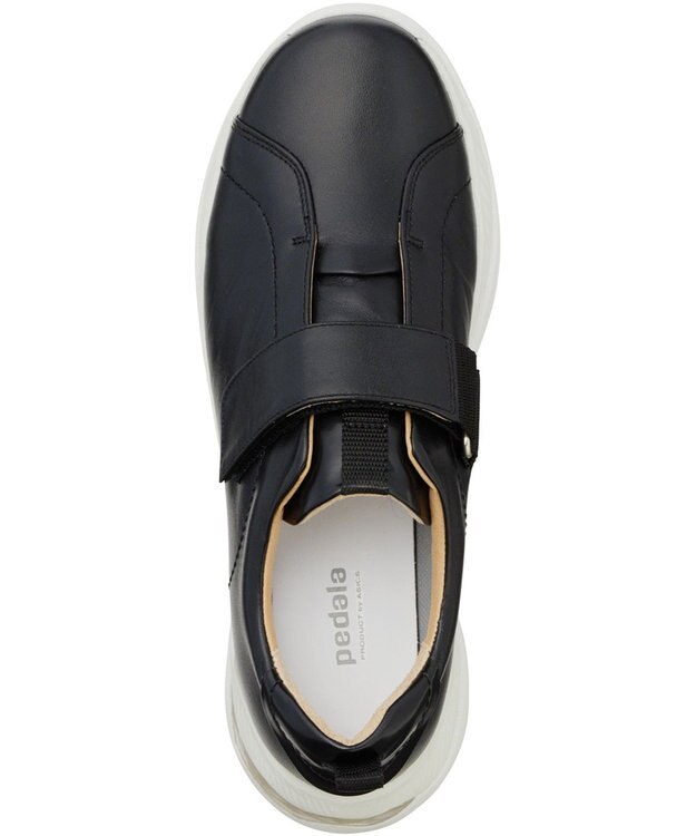 ASICS WALKING ペダラ ライドウォーク レディース 2E 3.5cmヒール ブラック系