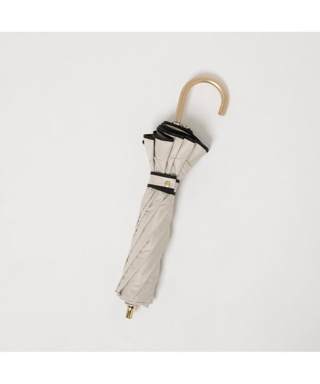 UNBILLION カシュネ cachenez / 【晴雨兼用】【日傘】 UV カット率99％以上 PUへプラムトップレス折りたたみ傘 ベージュ