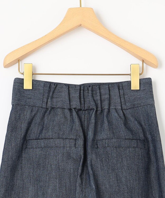 組曲 【組曲×setsuko sagittaire】ストレッチデニムパンツ ネイビー系