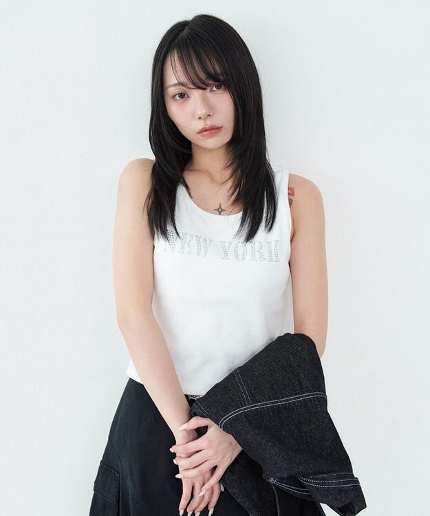 WEGO 【カップ付き】グラフィックカップインタンク 柄5