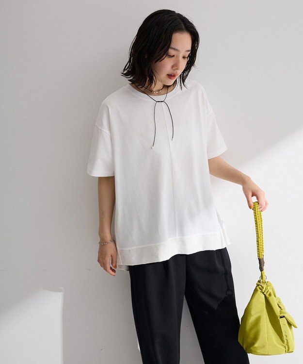 Green Parks バックタックドッキングプルオーバー Off White
