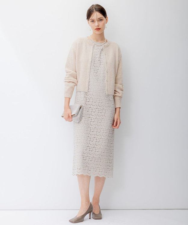 23区 S 【APPLAUDIR】ファンシーボレロ ニットカーディガン ベージュ系