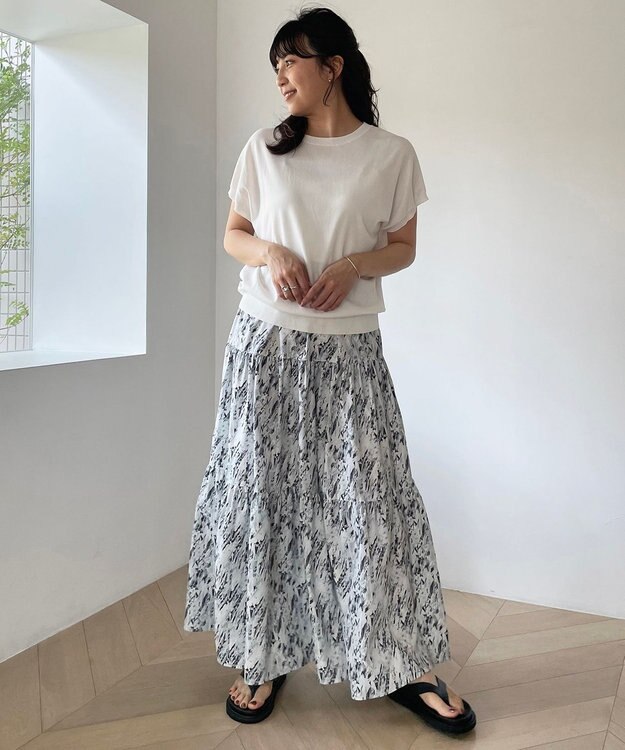 UNFILO L 【新色追加！/UVケア/接触冷感/抗菌防臭】スゴ機能 コンパクトニットＴ ホワイト系