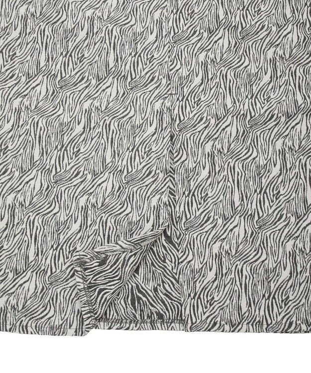 CRAFT STANDARD BOUTIQUE ゼブラ柄キャミワンピース Gray