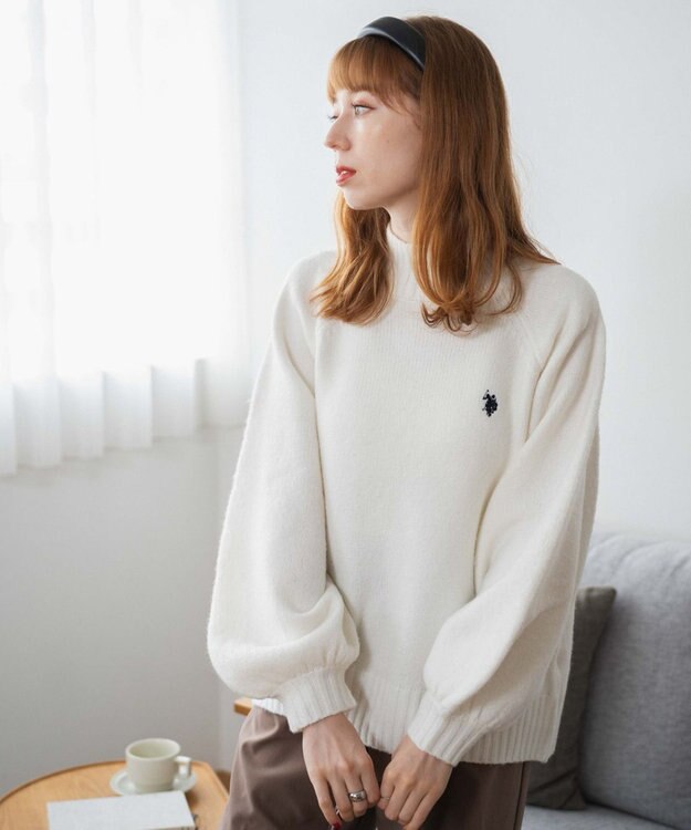 WEGO U.S POLO ASSN.ハイネックセーター オフホワイト