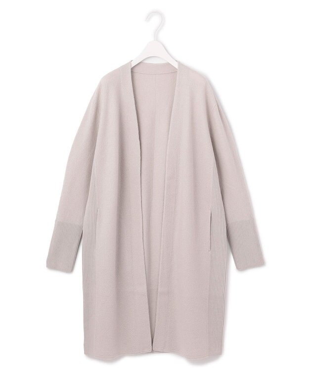 ICB ミルドウール ロングカーディガン トープ系