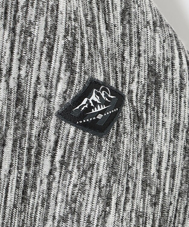 JOSEPH ABBOUD MOUNTAIN 【UNISEX】ランダムスラブリップ パーカー グレー系