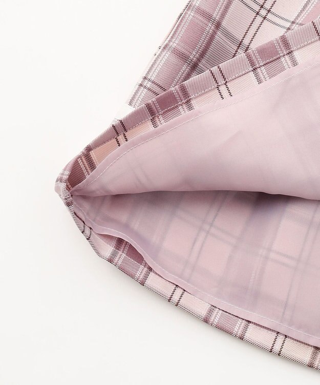 ANY KIDS 【2点セット】セーラージャケット+チェックワンピース ピンクベージュ