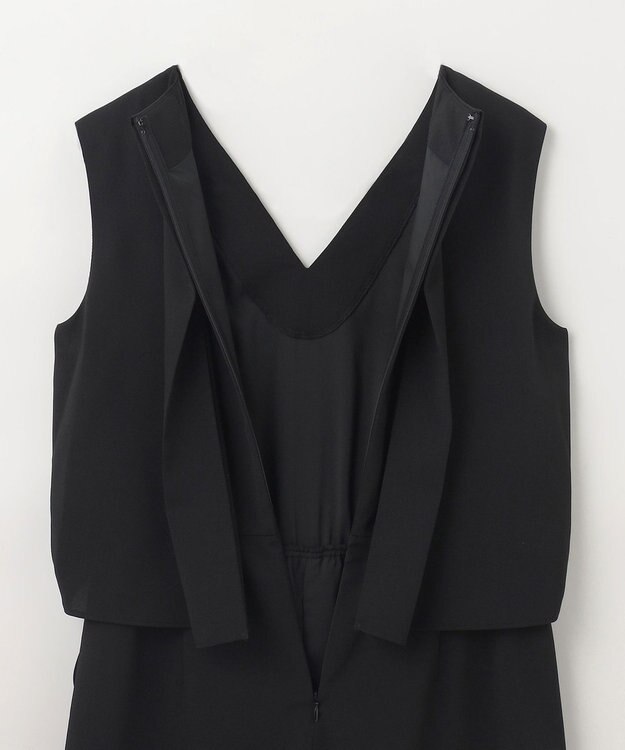 GRACE CONTINENTAL ショートサロペット ブラック