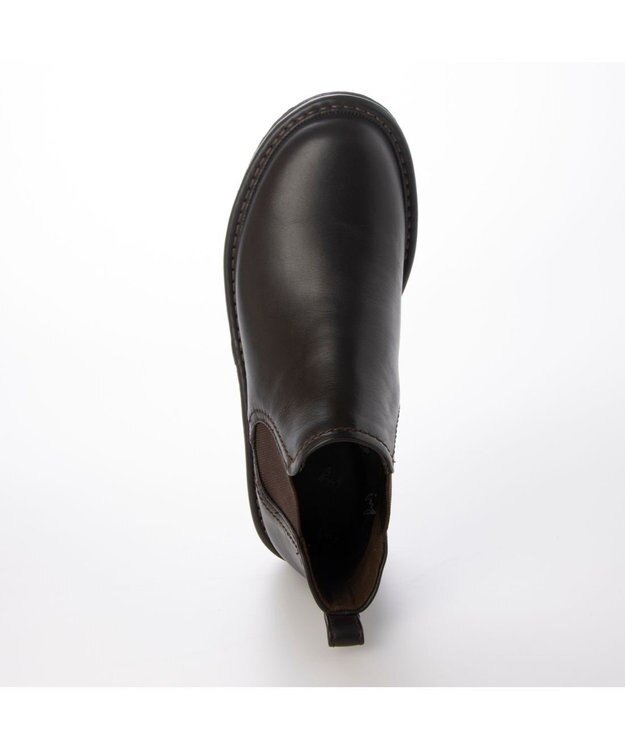 ing <ing>【サスティナブル】【2WAY】【3E】サイドゴアブーツ ダークブラウン