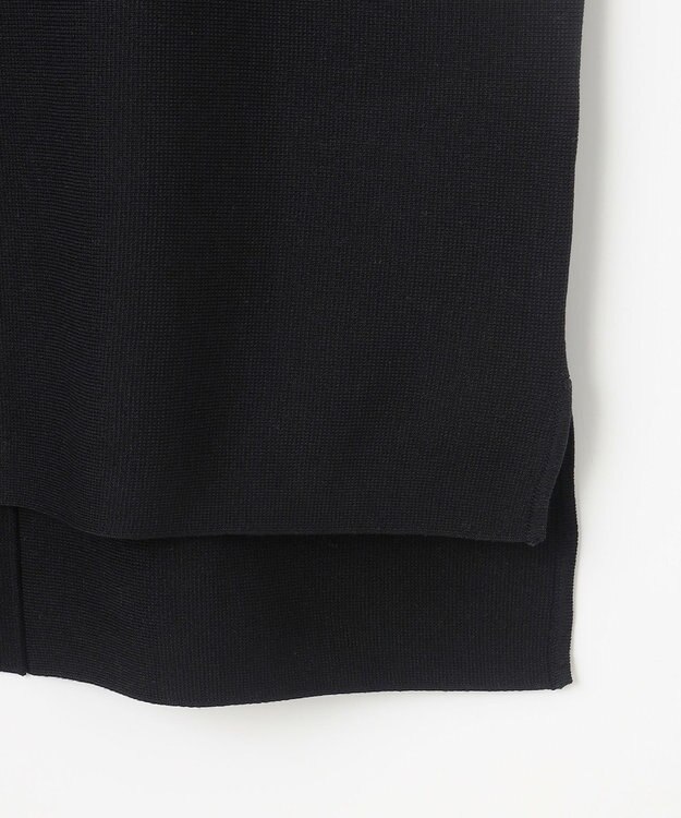 ANY 【2SET】バイカラーニット×布帛スカートセット ブラック×キャメル