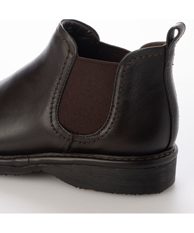 ing <ing>【サスティナブル】【2WAY】【3E】サイドゴアブーツ ダークブラウン