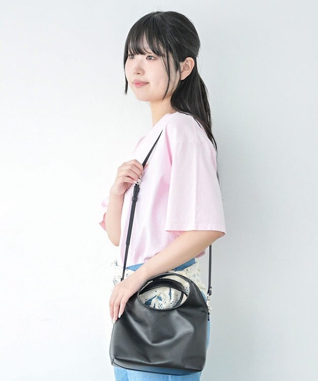 caqu caqu x GoodOn roundneck S/Stee  シンプルゆったりフィットの半袖Tシャツ R.pink