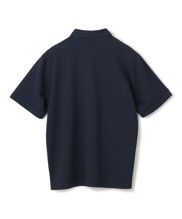 JOSEPH HOMME 新型【オリジナル素材/シワになりにくい】ライトタックジャージー　ポロシャツ ネイビー系